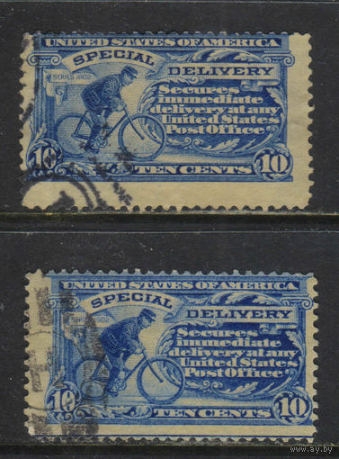 США Спецдоставка 1902 Почтальон на велосипеде #152