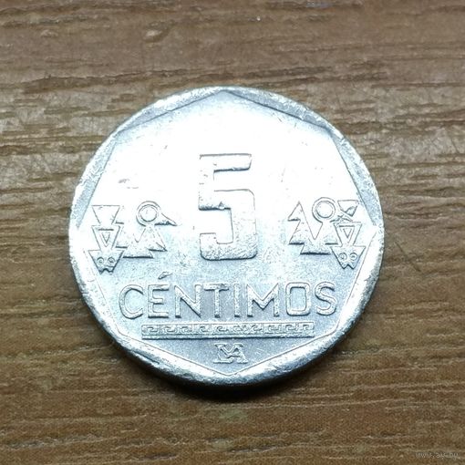 Перу 5 сентимов 2014 Единственное предложение монеты данного года на сайте.