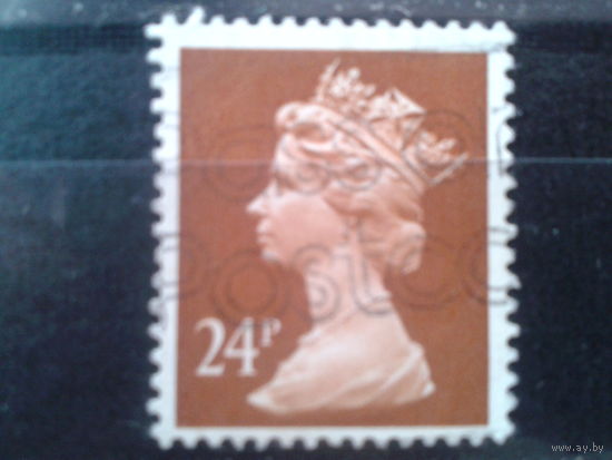 Англия 1992 Королева Елизавета 2  24 пенса