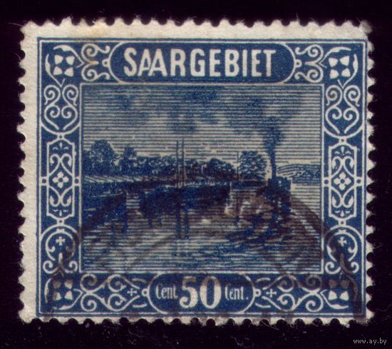 1 марка 1922 год Саар 92