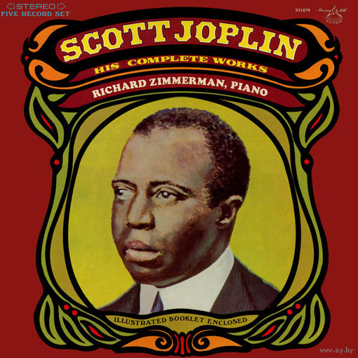 Scott Joplin, Richard Zimmerman – Scott Joplin / His Complete Works, 5 LP BOX SET 1974