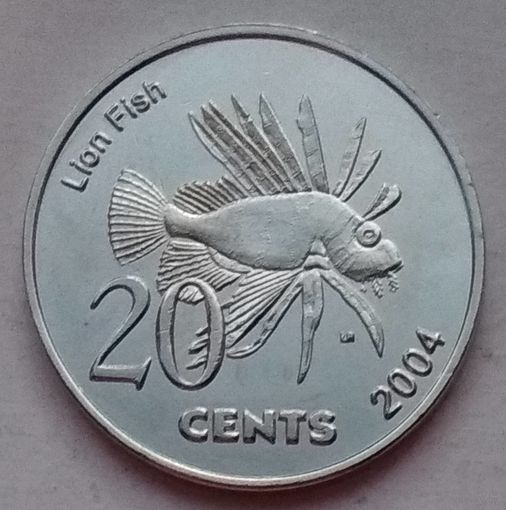 Кокосовые острова (Килинг) 20 центов 2004 г.