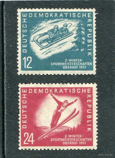 ГДР. Зимние спортивные чемпионаты