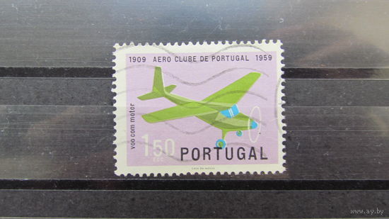 Португалия 1960г. 50 лет португальскому клубу самолетов