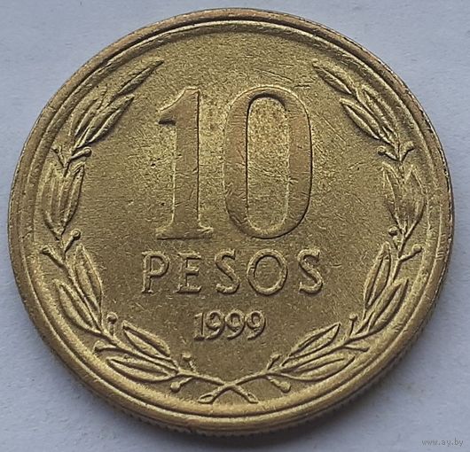 Чили 10 песо, 1999 (2-5-66)