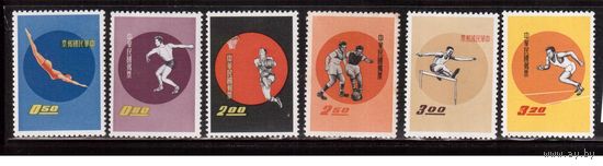 Тайвань-1960,(Мих.390-395)  **  , Спорт