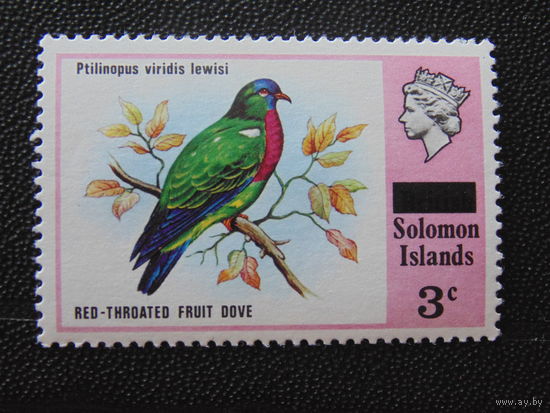 Соломоновы острова 1975 г. Птицы.
