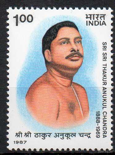 Медик Т.А. Чандра Индия 1987 год чистая серия из 1 марки