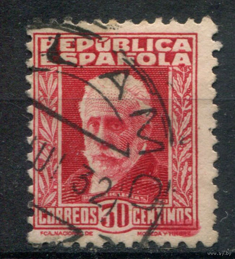 Испания - 1931/32г. - Пабло Иглесиас, тип I - 1 марка - гашёная. Без МЦ!
