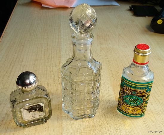 Флаконы из-под парфюма времён СССР,одним лотом