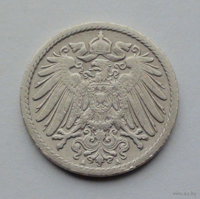Германия - Германская империя 5 пфеннигов. 1897. A