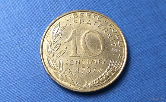 10 сантимов 1997. Франция.