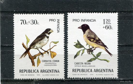 Аргентина. Птицы. Вып.13