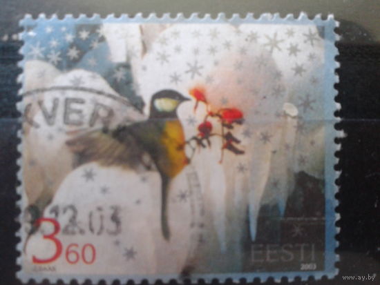 Эстония 2003 Рождество, птица