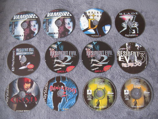 Игровые диски для PS-1