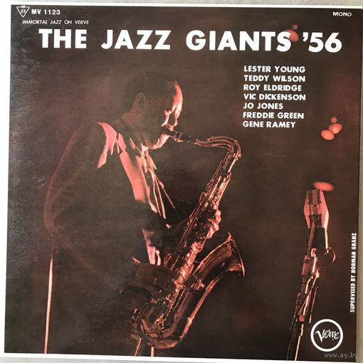 Lester Young, Teddy Wilson, Roy Eldridge, Vic Dickenson, Jo Jones, Freddie Green, Gene Ramey – The Jazz Giants '56 (1974 Japan)