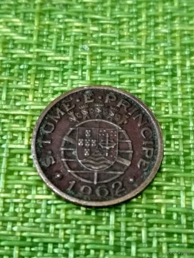 Сан томе и принсипи ( колония Португалии) 20 цент 1962