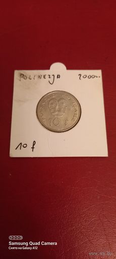 Полинезия, 10 франков 2000 год