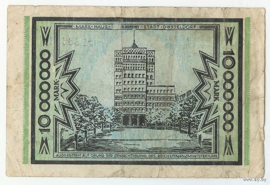 Германия, 10 миллионов марок 1923 год