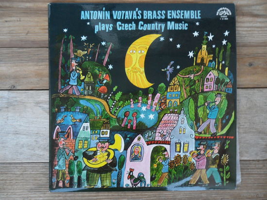 Духовой ансамбль Антонина Вотавы играет Чешские польки, вальсы и другие танцы - Supraphon, Чехословакия, 1972 г.