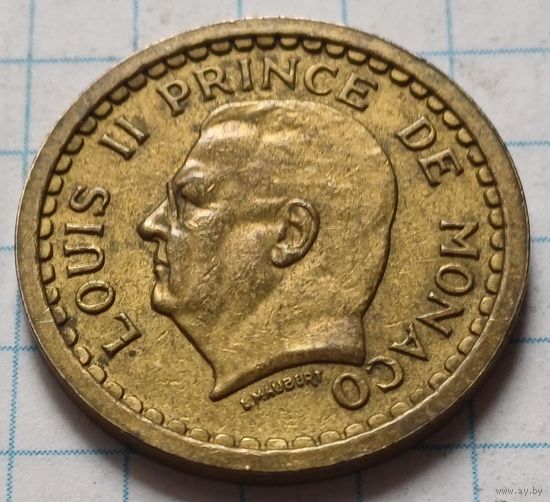 Монако 1 франк, 1945     ( 2-4-6 )