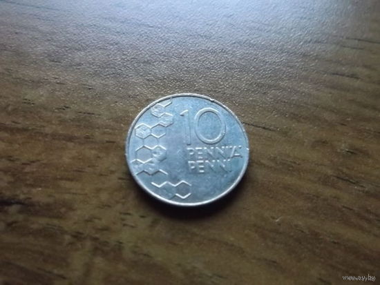 Финляндия 10 пенни 1991