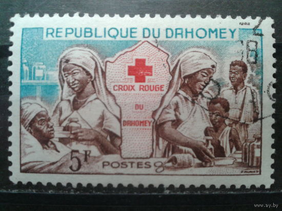 Дагомея 1962 Красный крест