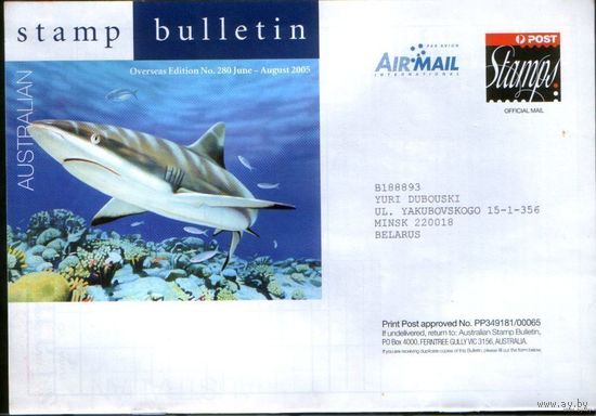 Stamp Bulletin No.280 Бюллетень новых почтовых выпусков Австралии Июнь-Август 2005