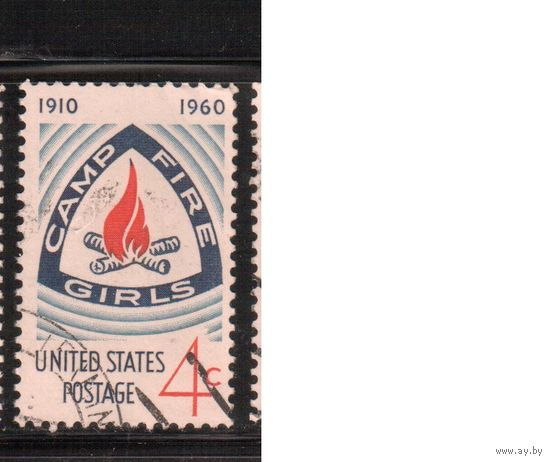 США-1960, (Мих.797) , гаш. Женский лагерь, (одиночка)