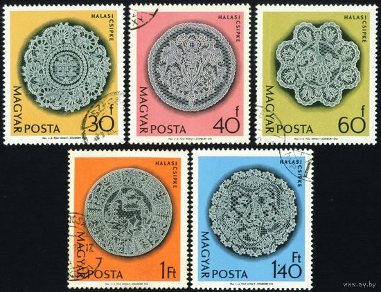 Халашские кружева Венгрия 1964 год 5 марок