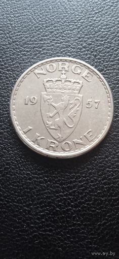 Норвегия 1 крона 1957 г.