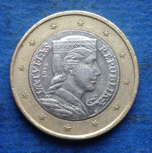 Латвия 1 евро 2016