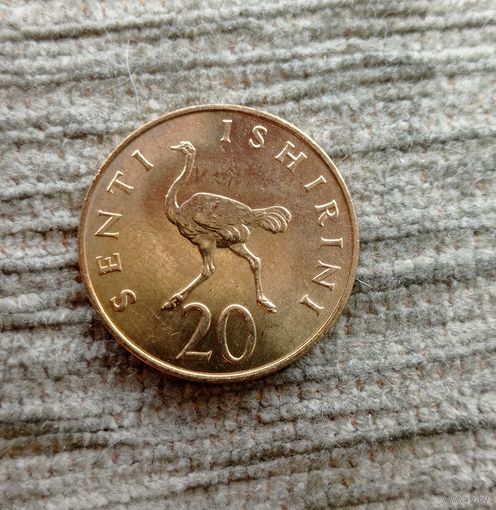 Werty71 Танзания 20 центов сенти 1979