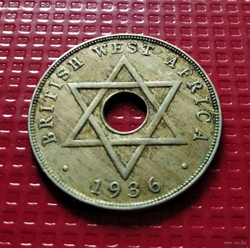 Британская Западная Африка 1 пенни 1936 г. #31002