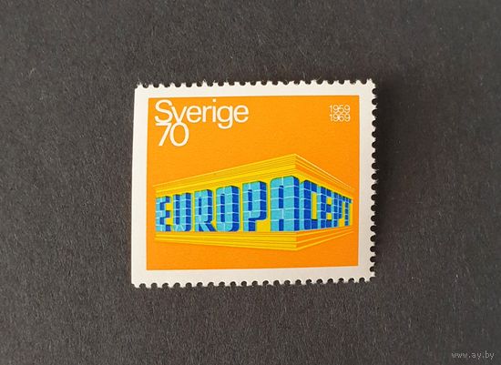 Европа СЕРТ Швеция 1969 Mi 634