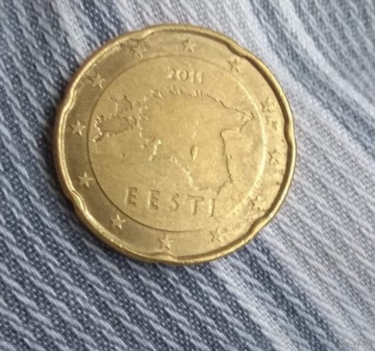 20 евроцент 2011 Эстония