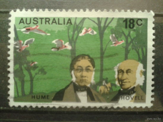 Австралия 1976 исследователи Австралии, птицы