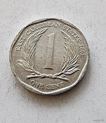 Восточные Карибы 1 цент, 2002