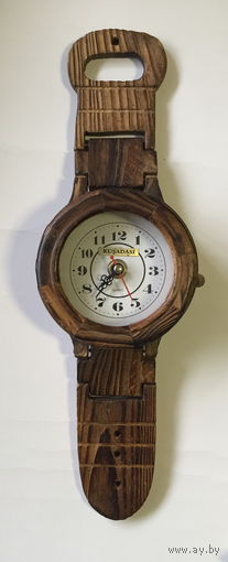 Часы кварцевые, (корпус из дерева) KUSADASI