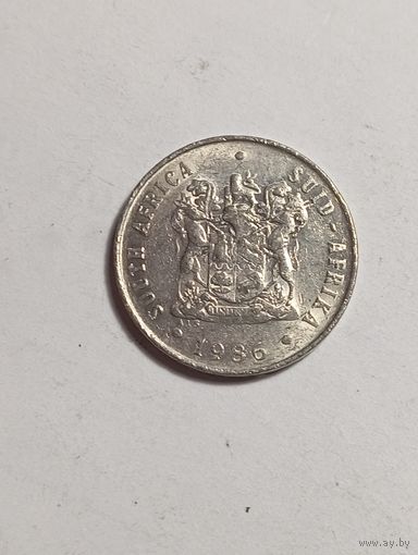 ЮАР 10 центов 1986 года .