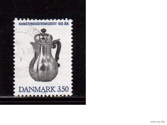 Дания-1990, (Мих.971) гаш. , Культура, Серебро