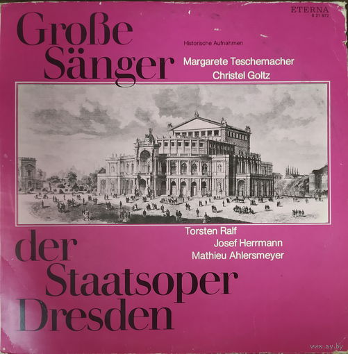 Grobe Sanger der Staatsoper Dresden