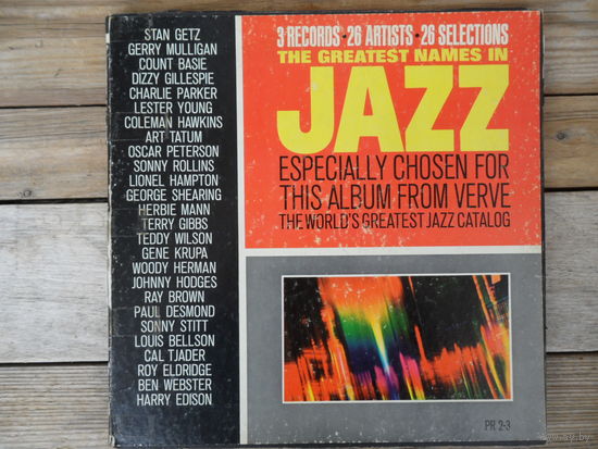 Разные исполнители - The Greatest Names in Jazz - Verve, 3 LP