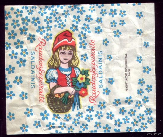 Обёртка от конфет Красная шапка Литва