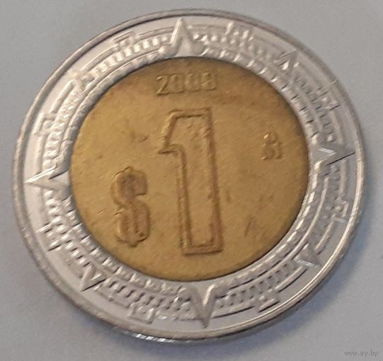 Мексика 1 песо, 2008 (6-24)