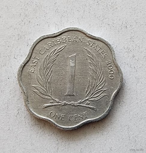 Восточные Карибы 1 цент, 2000
