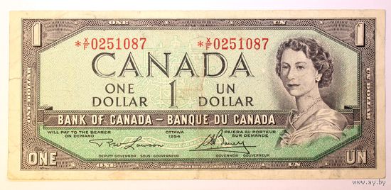 Канада, 1 доллар 1954 год.