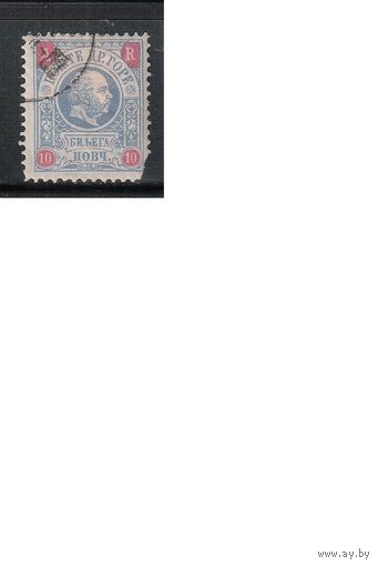 Черногория(Княжество)-1895,(Мих.21)  гаш. , Стандарт, , Князь Никола I