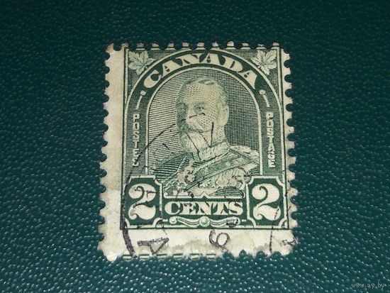 Канада 1930 Король Георг V. Сдвиг перфорации