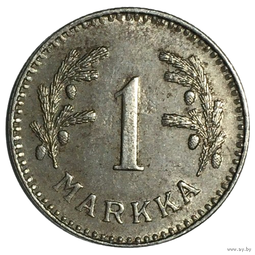 Финляндия 1 марка, 1949 (железо)